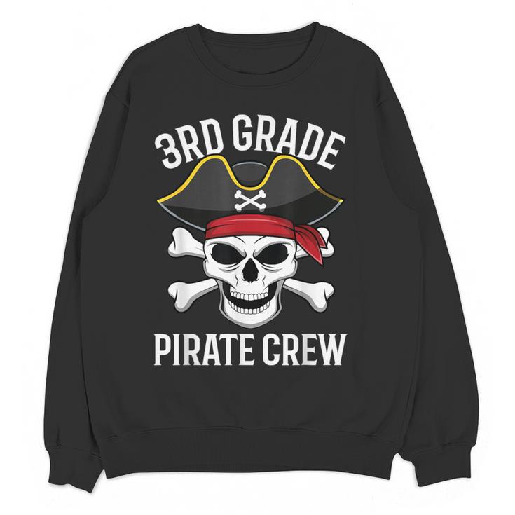 3rd Grade Pirate Crew Halloween Costume Student Teacher Women Crewneck Sweatshirt, novelty gifts, funny gifts 3rd Grade Pirate Crew Halloween Costume Student Teacher Women Crewneck Sweatshirt, novelty gifts, funny gifts