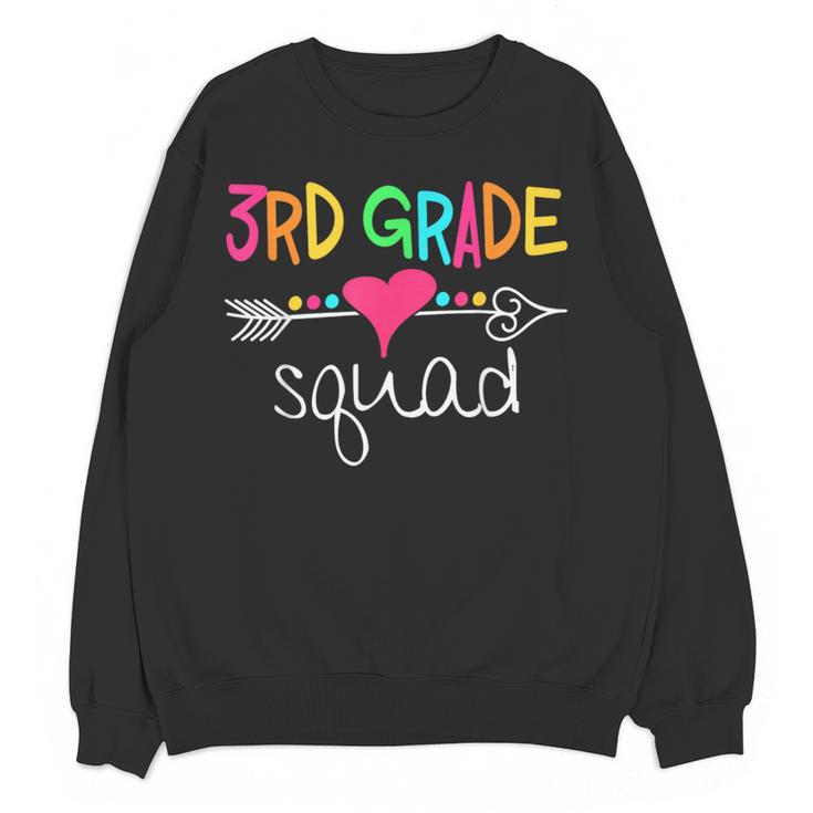 3rd Grade Squad Third Teacher Student Team Back To School Women Crewneck Sweatshirt, novelty gifts, funny gifts 3rd Grade Squad Third Teacher Student Team Back To School Women Crewneck Sweatshirt, novelty gifts, funny gifts