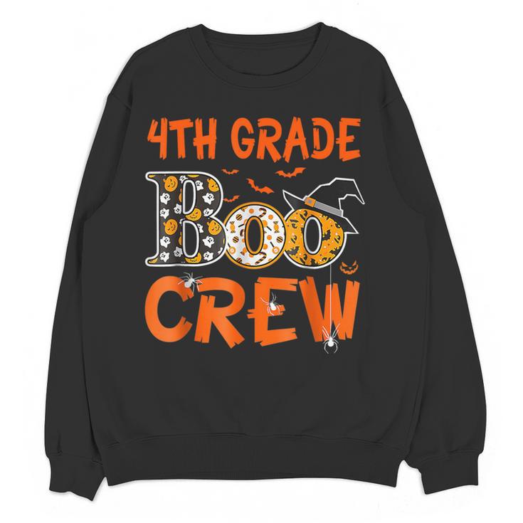 4th Grade Boo Crew Teacher Student Halloween Women Crewneck Sweatshirt, novelty gifts, funny gifts 4th Grade Boo Crew Teacher Student Halloween Women Crewneck Sweatshirt, novelty gifts, funny gifts