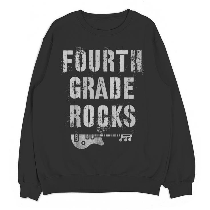 4th GRADE Rocks Teacher Rockstars I Teach Ready To Rock Women Crewneck Sweatshirt, novelty gifts, funny gifts 4th GRADE Rocks Teacher Rockstars I Teach Ready To Rock Women Crewneck Sweatshirt, novelty gifts, funny gifts