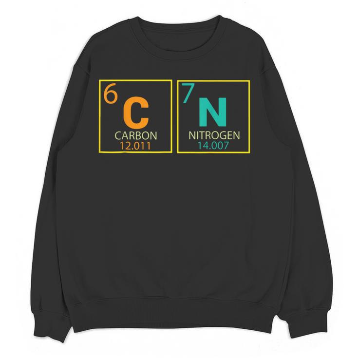 67 Meme Six Seven Teacher Science Periodic Table Women Crewneck Sweatshirt, novelty gifts, funny gifts