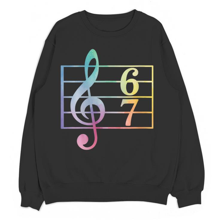 67 Music Meme Slang Six Seven Music Teacher Musician Women Crewneck Sweatshirt, novelty gifts, funny gifts 67 Music Meme Slang Six Seven Music Teacher Musician Women Crewneck Sweatshirt, novelty gifts, funny gifts