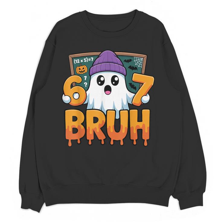 67 Teacher Ghost Six Seven Meme Math Equation Bruh Halloween Women Crewneck Sweatshirt, novelty gifts, funny gifts 67 Teacher Ghost Six Seven Meme Math Equation Bruh Halloween Women Crewneck Sweatshirt, novelty gifts, funny gifts
