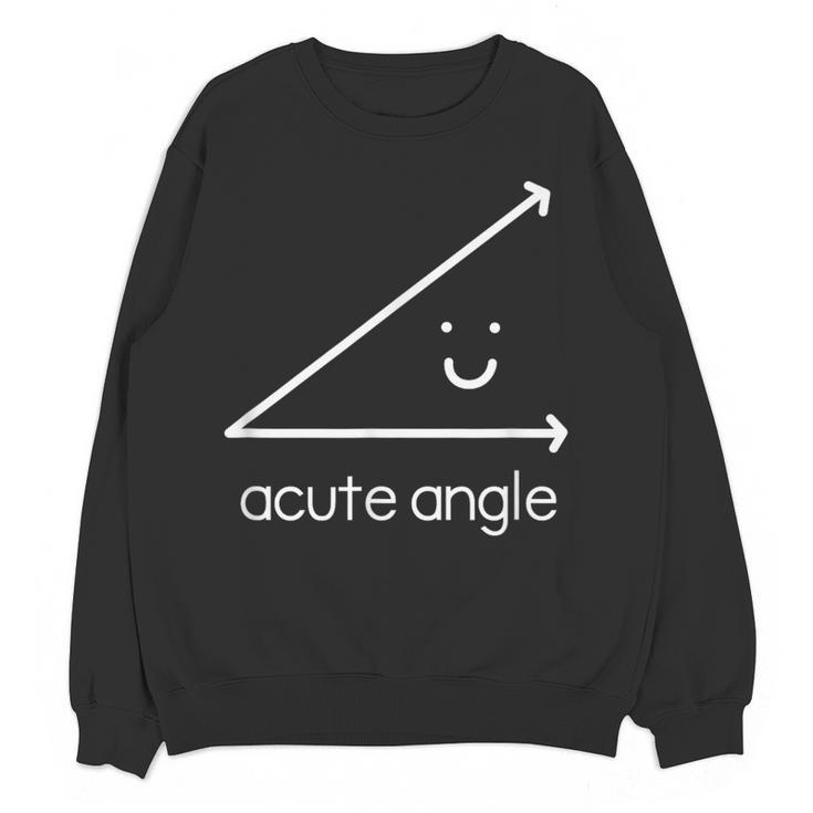 Acute Angle Cute Math Teacher Women Crewneck Sweatshirt, novelty gifts, funny gifts Acute Angle Cute Math Teacher Women Crewneck Sweatshirt, novelty gifts, funny gifts