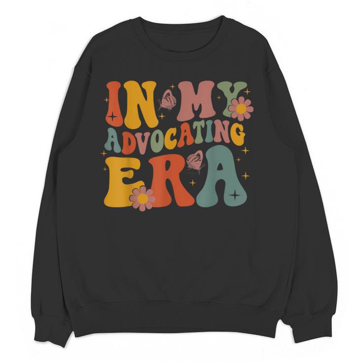 In My Advocating Era Advocate Autism Awareness Sped Teacher Men Women Kids Women Crewneck Sweatshirt, novelty gifts, funny gifts In My Advocating Era Advocate Autism Awareness Sped Teacher Men Women Kids Women Crewneck Sweatshirt, novelty gifts, funny gifts