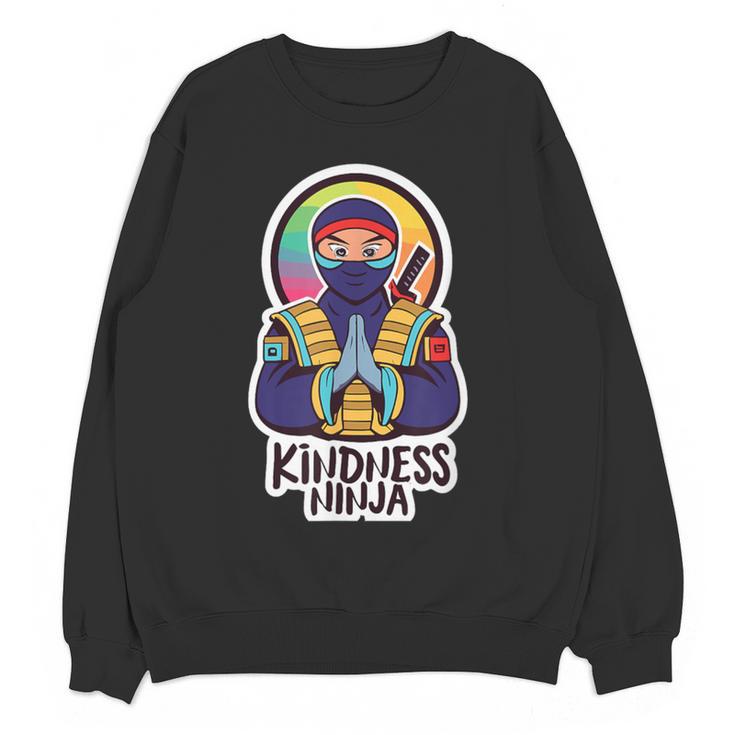 Anti Bullying Kindness Ninja School Teacher Student Women Crewneck Sweatshirt, novelty gifts, funny gifts Anti Bullying Kindness Ninja School Teacher Student Women Crewneck Sweatshirt, novelty gifts, funny gifts