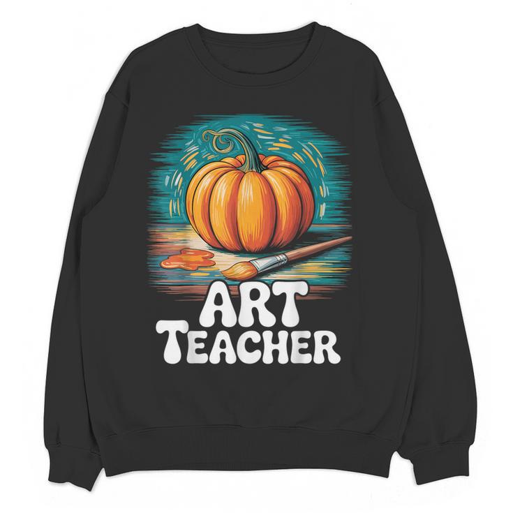 Art Teacher Pumpkin Painting Halloween Costume Women Crewneck Sweatshirt, novelty gifts, funny gifts Art Teacher Pumpkin Painting Halloween Costume Women Crewneck Sweatshirt, novelty gifts, funny gifts