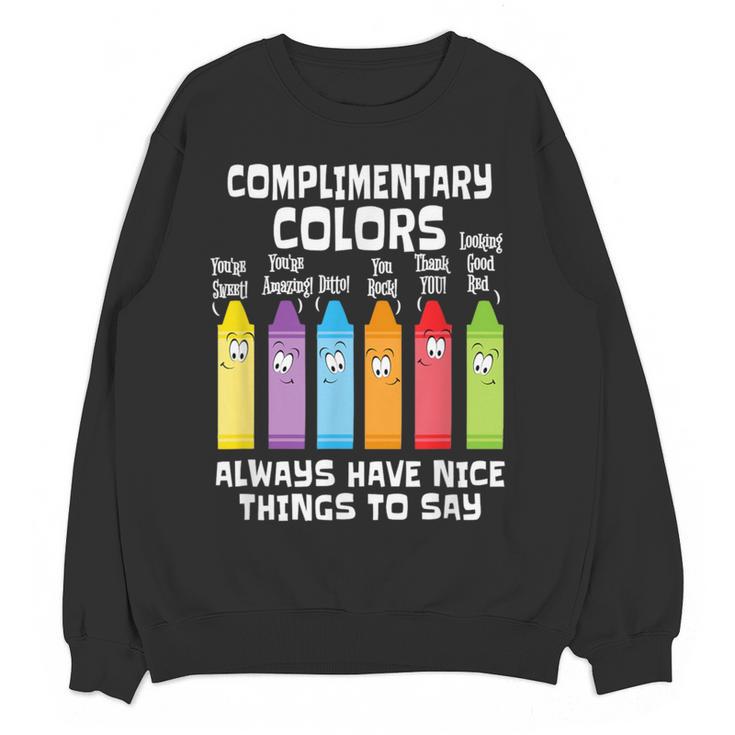 Artist Art Teacher School Artist Joke Women Crewneck Sweatshirt, novelty gifts, funny gifts