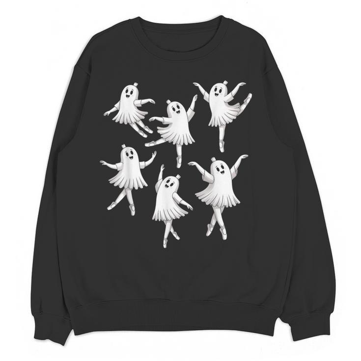 Ballet Ghost Dancer Spooky Dance Teacher Halloween Costume Women Crewneck Sweatshirt, novelty gifts, funny gifts Ballet Ghost Dancer Spooky Dance Teacher Halloween Costume Women Crewneck Sweatshirt, novelty gifts, funny gifts