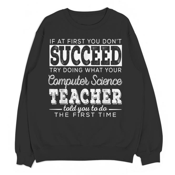 Best Computer Science Teacher Shirt Succeed Teaching Women Crewneck Sweatshirt, novelty gifts, funny gifts Best Computer Science Teacher Shirt Succeed Teaching Women Crewneck Sweatshirt, novelty gifts, funny gifts