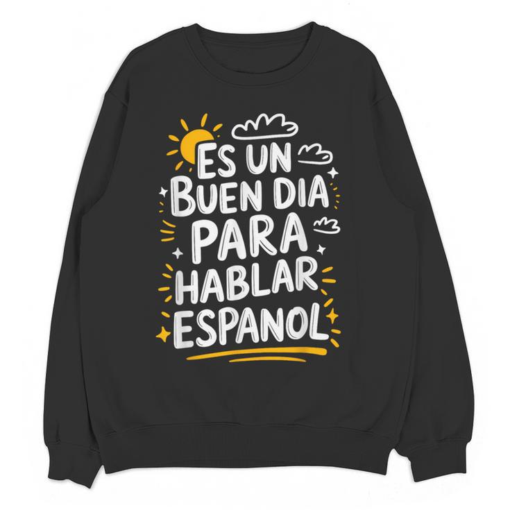 Bilingual Teacher Maestra Spanish Teacher Women Crewneck Sweatshirt, novelty gifts, funny gifts