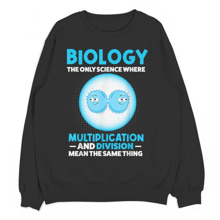 Biology Facts Science Teacher Student Biologist Women Crewneck Sweatshirt, novelty gifts, funny gifts