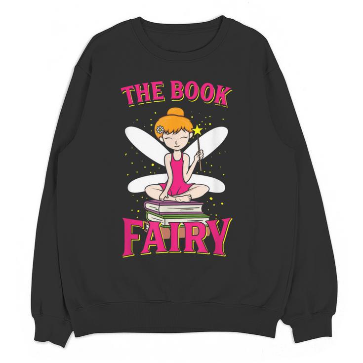 The Book Fairy Reading Teacher Librarian T-Shirt Women Crewneck Sweatshirt, novelty gifts, funny gifts The Book Fairy Reading Teacher Librarian T-Shirt Women Crewneck Sweatshirt, novelty gifts, funny gifts
