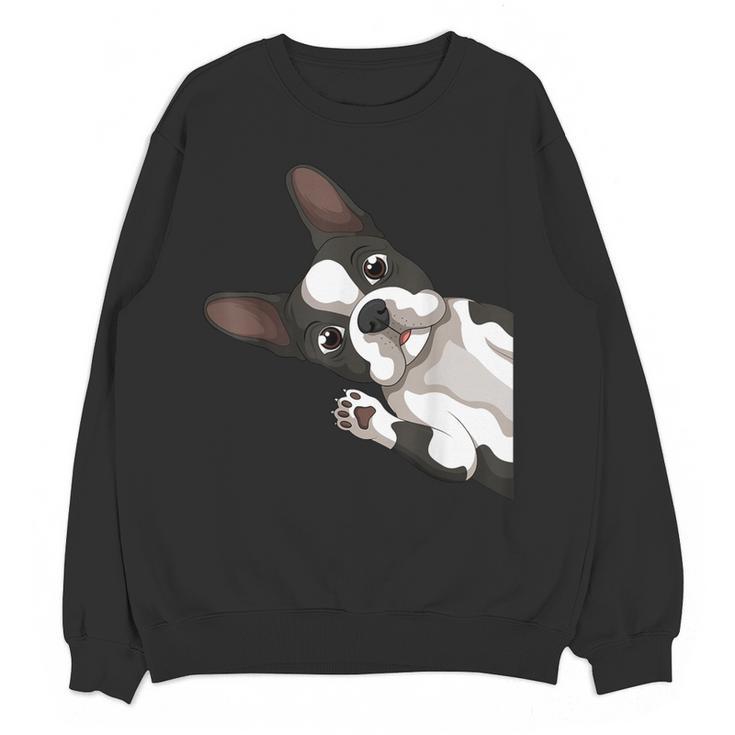 Boston Terrier Bostie Dog Kids Boys Girls Women Crewneck Sweatshirt, novelty gifts, funny gifts