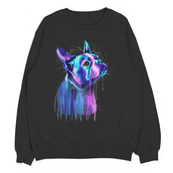 Boston Terrier Dog For a Boston Terrier Mom Women Crewneck Sweatshirt, novelty gifts, funny gifts