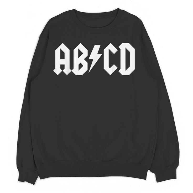 Boys Girls Teachers ABCD Rock Graphic Back To School Women Crewneck Sweatshirt, novelty gifts, funny gifts Boys Girls Teachers ABCD Rock Graphic Back To School Women Crewneck Sweatshirt, novelty gifts, funny gifts