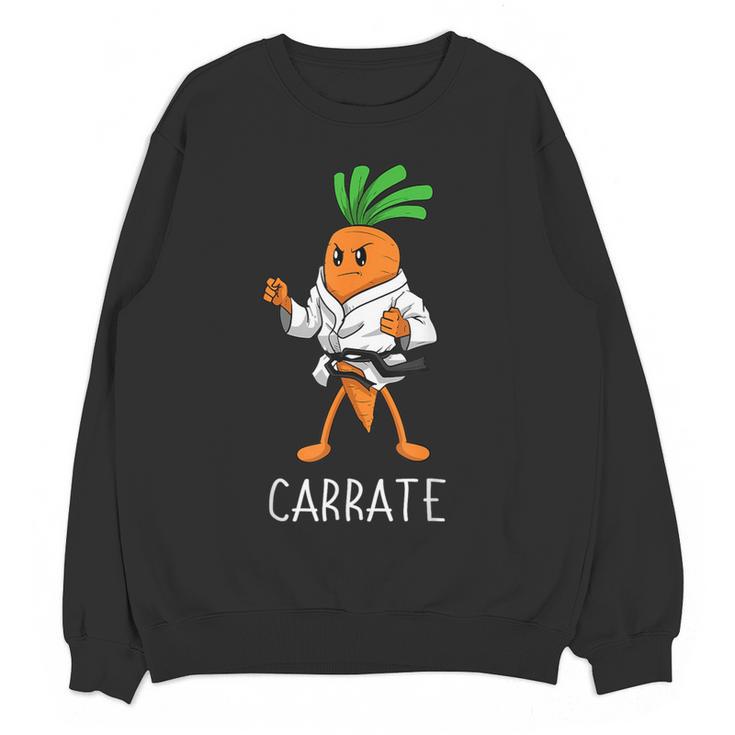 Carrate Karate Carrot Student Teacher Trainee Trainor Women Crewneck Sweatshirt, novelty gifts, funny gifts Carrate Karate Carrot Student Teacher Trainee Trainor Women Crewneck Sweatshirt, novelty gifts, funny gifts