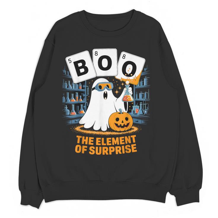 Chemistry Boo Ghost Element Of Surprise Science Teacher Tee Women Crewneck Sweatshirt, novelty gifts, funny gifts Chemistry Boo Ghost Element Of Surprise Science Teacher Tee Women Crewneck Sweatshirt, novelty gifts, funny gifts