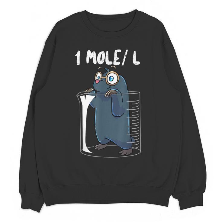 Chemistry Chemist Student Science Teacher Mole Women Crewneck Sweatshirt, novelty gifts, funny gifts