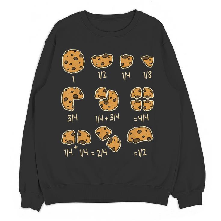 Chocolate Cookie Quick Math Fraction Math Teachers For Men Women Girls Kids Women Crewneck Sweatshirt, novelty gifts, funny gifts Chocolate Cookie Quick Math Fraction Math Teachers For Men Women Girls Kids Women Crewneck Sweatshirt, novelty gifts, funny gifts