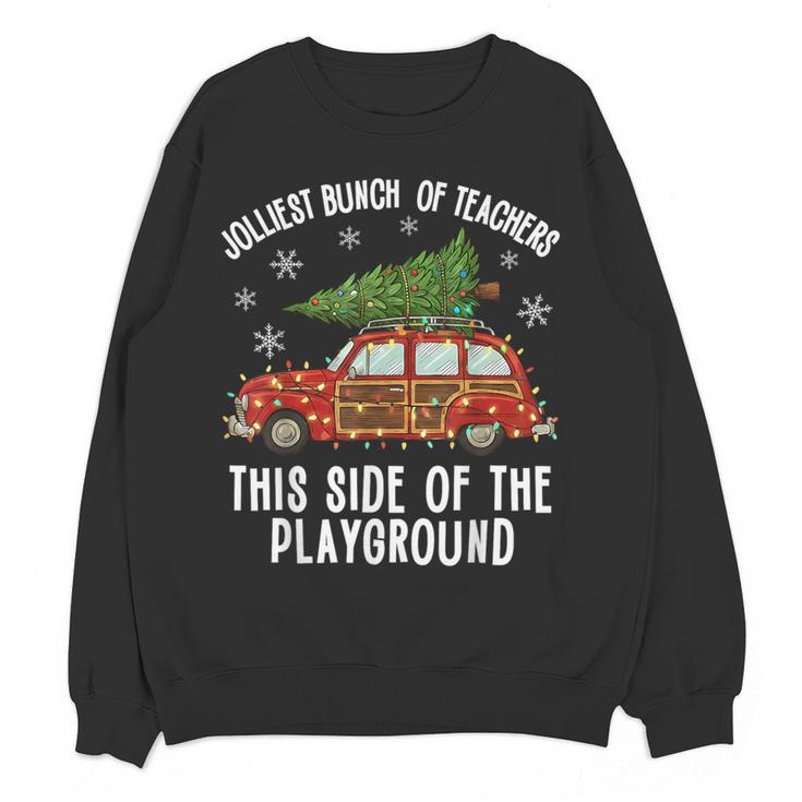 Christmas Teacher Squad Festive Car Tree Lights Xmas Women Crewneck Sweatshirt, novelty gifts, funny gifts Christmas Teacher Squad Festive Car Tree Lights Xmas Women Crewneck Sweatshirt, novelty gifts, funny gifts