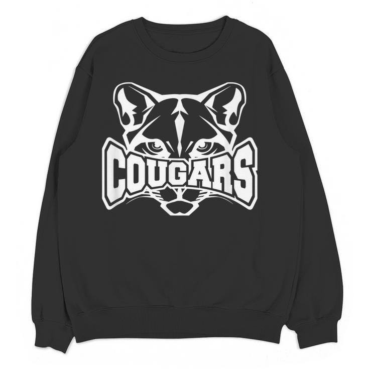 Cougars Teacher Student School Sports Fan Team Spirit Women Crewneck Sweatshirt, novelty gifts, funny gifts Cougars Teacher Student School Sports Fan Team Spirit Women Crewneck Sweatshirt, novelty gifts, funny gifts