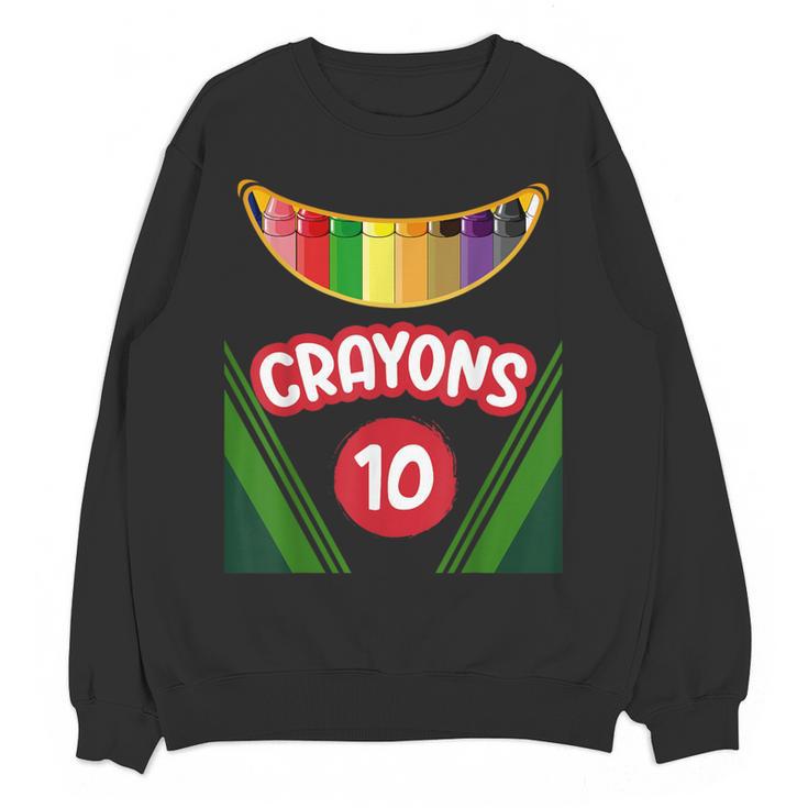 Crayon Box Fun Teacher Student Crayon Squad Halloween 2022 Women Crewneck Sweatshirt, novelty gifts, funny gifts Crayon Box Fun Teacher Student Crayon Squad Halloween 2022 Women Crewneck Sweatshirt, novelty gifts, funny gifts
