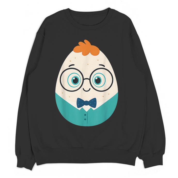 Cute Good Egg Teacher Halloween Costume Food Group Women Crewneck Sweatshirt, novelty gifts, funny gifts