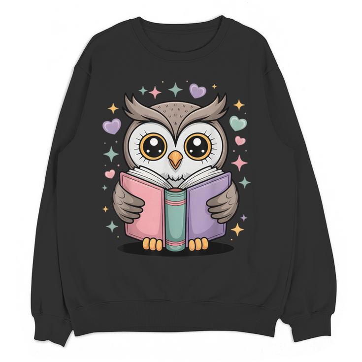Cute Reading Owl Book Lover Teacher Librarian Bookworm Women Crewneck Sweatshirt, novelty gifts, funny gifts Cute Reading Owl Book Lover Teacher Librarian Bookworm Women Crewneck Sweatshirt, novelty gifts, funny gifts