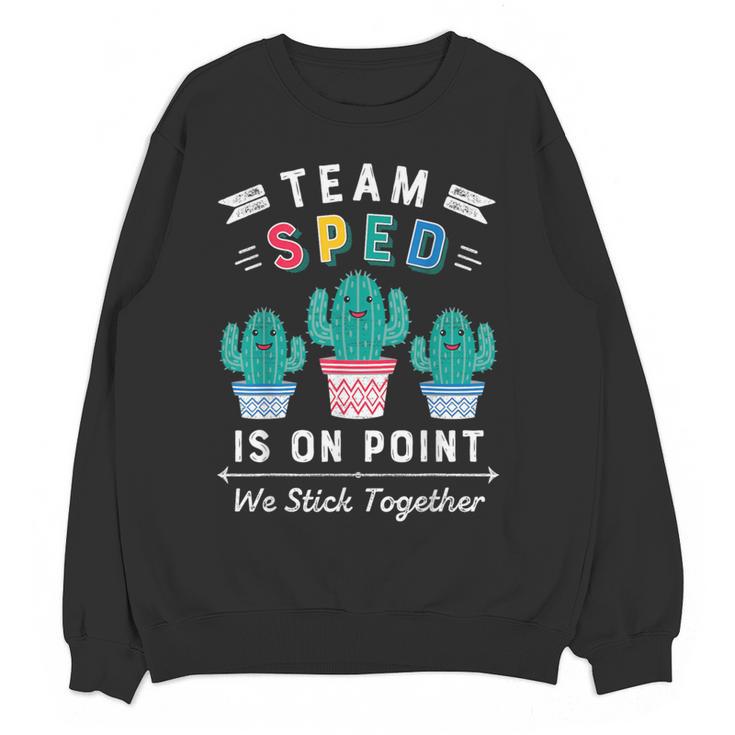 Cute SPED Teacher Special Education Cactus SPED Teacher Women Crewneck Sweatshirt, novelty gifts, funny gifts Cute SPED Teacher Special Education Cactus SPED Teacher Women Crewneck Sweatshirt, novelty gifts, funny gifts
