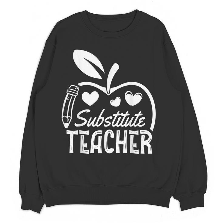 Cute Substitute Teacher Appreciation Men Women Women Crewneck Sweatshirt, novelty gifts, funny gifts Cute Substitute Teacher Appreciation Men Women Women Crewneck Sweatshirt, novelty gifts, funny gifts