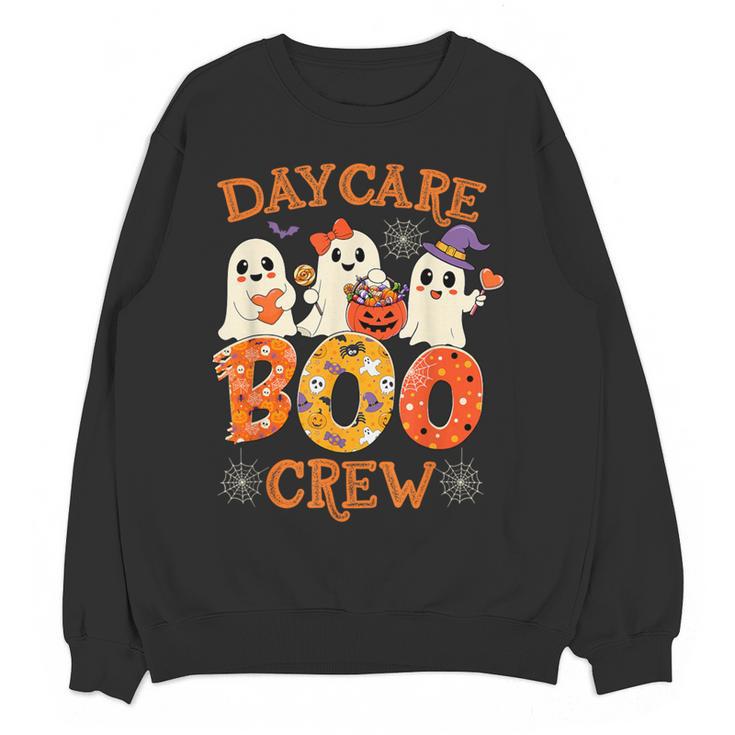 Daycare Boo Crew Halloween Spooky Costume For Teacher Women Crewneck Sweatshirt, novelty gifts, funny gifts