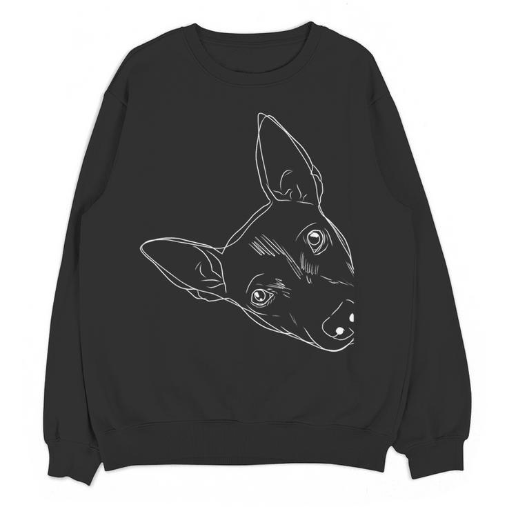 Dog American Hairless Terrier Women Crewneck Sweatshirt, novelty gifts, funny gifts