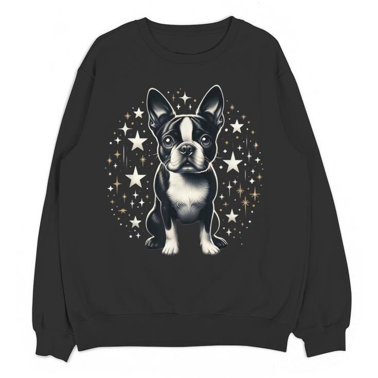 Dog Boston Terrier For Men Women Women Crewneck Sweatshirt, novelty gifts, funny gifts