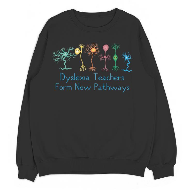 Dyslexia Teachers Form New Pathways Awareness Women Crewneck Sweatshirt, novelty gifts, funny gifts Dyslexia Teachers Form New Pathways Awareness Women Crewneck Sweatshirt, novelty gifts, funny gifts