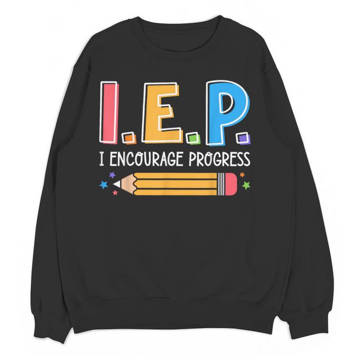 I E P I Encourage Progress Special Education Teacher Women Crewneck Sweatshirt, novelty gifts, funny gifts I E P I Encourage Progress Special Education Teacher Women Crewneck Sweatshirt, novelty gifts, funny gifts