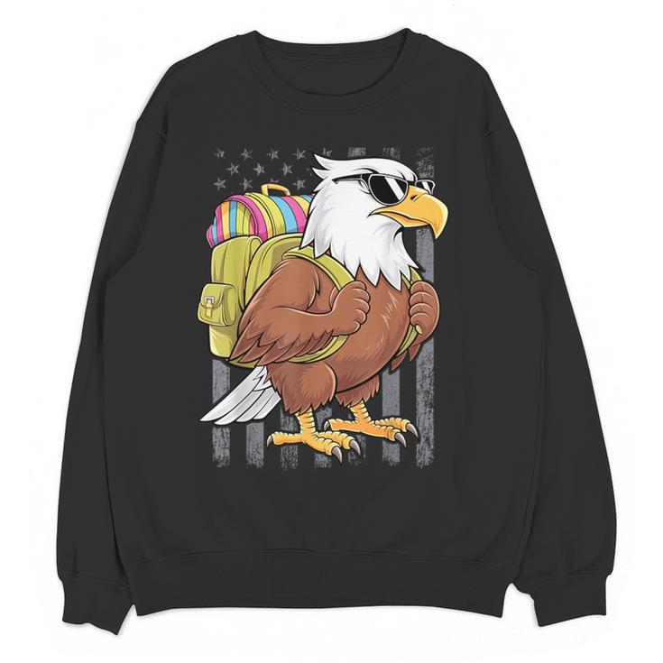 Eagle First Day Of School Teacher Back To School Eagle Women Crewneck Sweatshirt, novelty gifts, funny gifts Eagle First Day Of School Teacher Back To School Eagle Women Crewneck Sweatshirt, novelty gifts, funny gifts