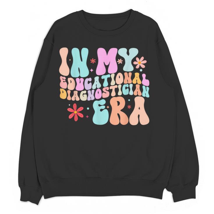 In My Educational Diagnostician Era Learning Support Teacher Women Crewneck Sweatshirt, novelty gifts, funny gifts