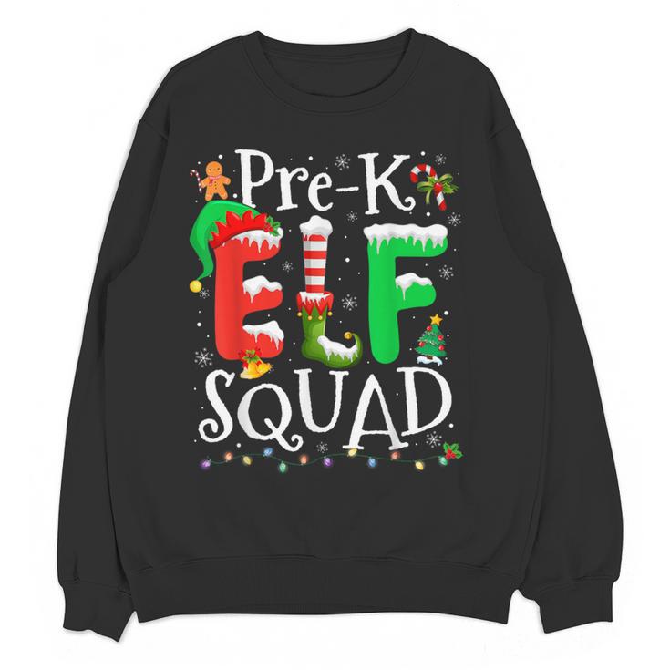 Elf Squad Pre-k Teacher Christmas Child Xmas Women Crewneck Sweatshirt, novelty gifts, funny gifts Elf Squad Pre-k Teacher Christmas Child Xmas Women Crewneck Sweatshirt, novelty gifts, funny gifts
