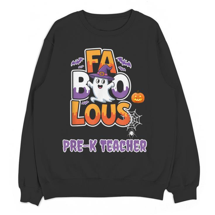 Fabulous Pre-K Teacher Halloween Costume Classroom Outfit Women Crewneck Sweatshirt, novelty gifts, funny gifts Fabulous Pre-K Teacher Halloween Costume Classroom Outfit Women Crewneck Sweatshirt, novelty gifts, funny gifts