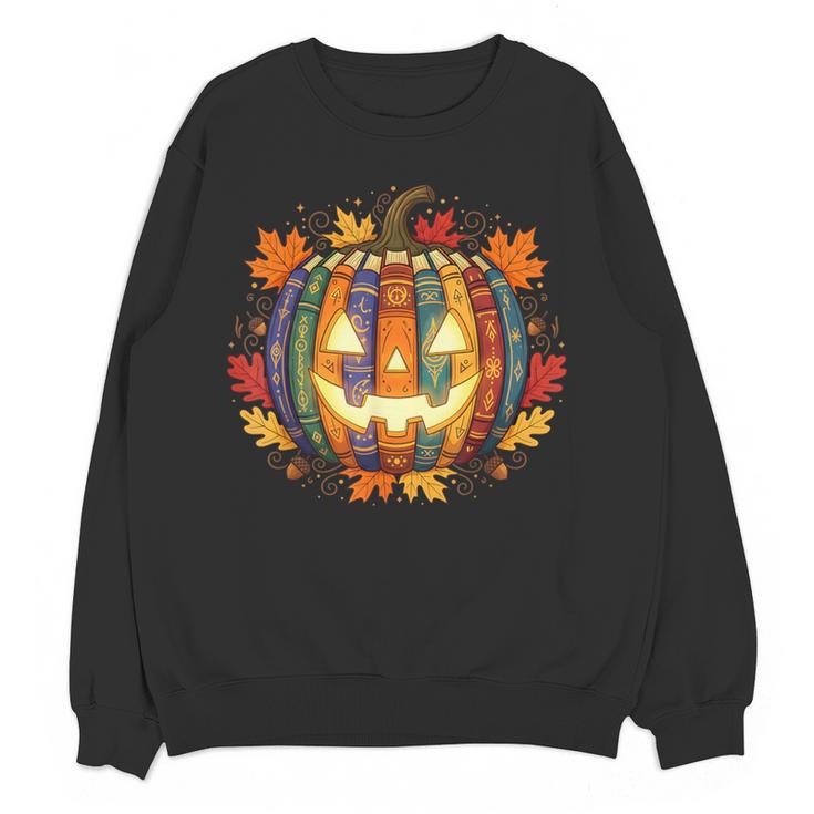 Fall Pumpkin Book Lover Spooky Librarian Teacher Halloween Women Crewneck Sweatshirt, novelty gifts, funny gifts Fall Pumpkin Book Lover Spooky Librarian Teacher Halloween Women Crewneck Sweatshirt, novelty gifts, funny gifts