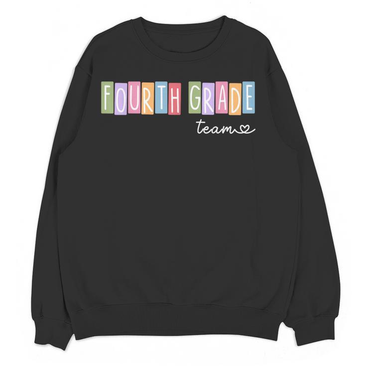 Fourth Grade Team 4th Grade Teacher Girls Boys Women Crewneck Sweatshirt, novelty gifts, funny gifts Fourth Grade Team 4th Grade Teacher Girls Boys Women Crewneck Sweatshirt, novelty gifts, funny gifts