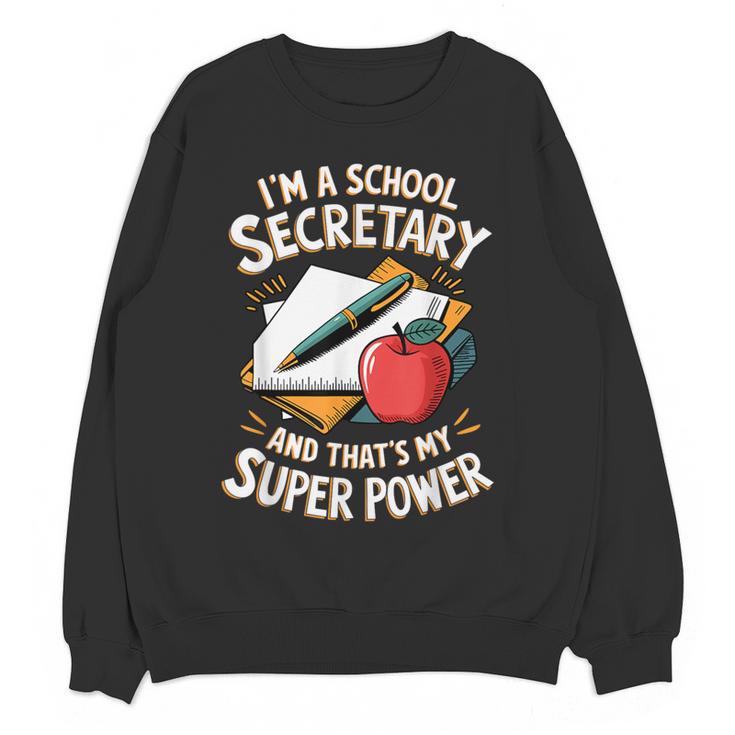 Front Office Teacher Admin Mother I'm A School Secretary Women Crewneck Sweatshirt, novelty gifts, funny gifts Front Office Teacher Admin Mother I'm A School Secretary Women Crewneck Sweatshirt, novelty gifts, funny gifts