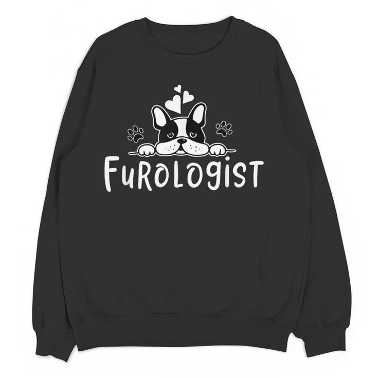 Furologist Puppy Stylist Cute Dog Groomer Men Women Women Crewneck Sweatshirt, novelty gifts, funny gifts