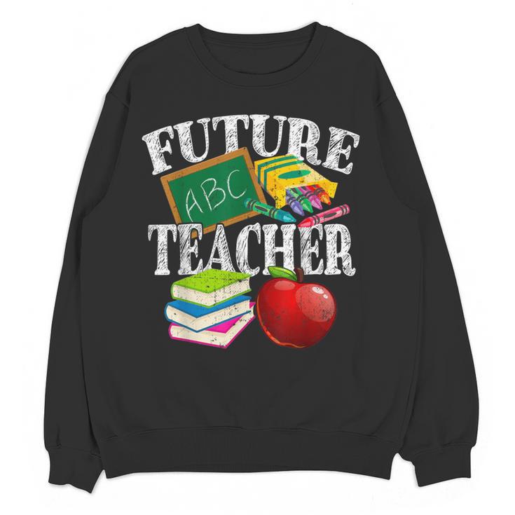 Future Teacher With Canyon And Book Teacher Men Women Girls Kids Women Crewneck Sweatshirt, novelty gifts, funny gifts Future Teacher With Canyon And Book Teacher Men Women Girls Kids Women Crewneck Sweatshirt, novelty gifts, funny gifts