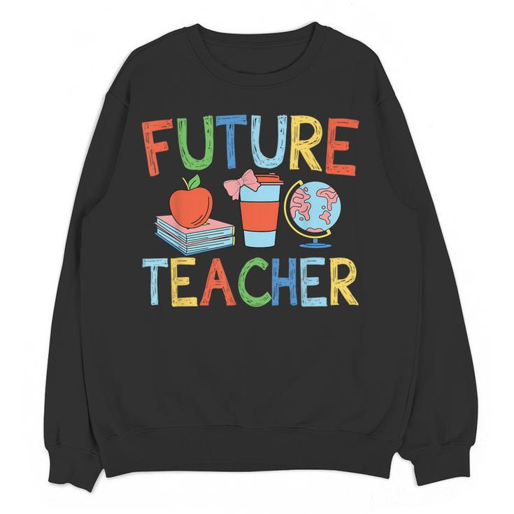 Future Teacher Costume For Kids Girls Boys Men Women Women Crewneck Sweatshirt, novelty gifts, funny gifts Future Teacher Costume For Kids Girls Boys Men Women Women Crewneck Sweatshirt, novelty gifts, funny gifts