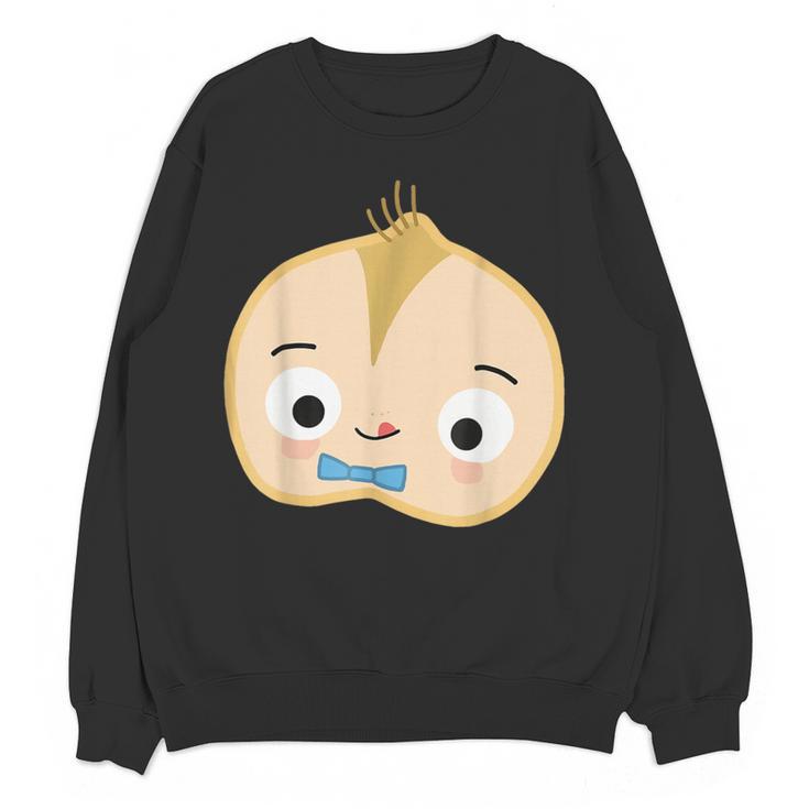 Good Egg Teacher Halloween Costume Group The Cool Bean Women Crewneck Sweatshirt, novelty gifts, funny gifts