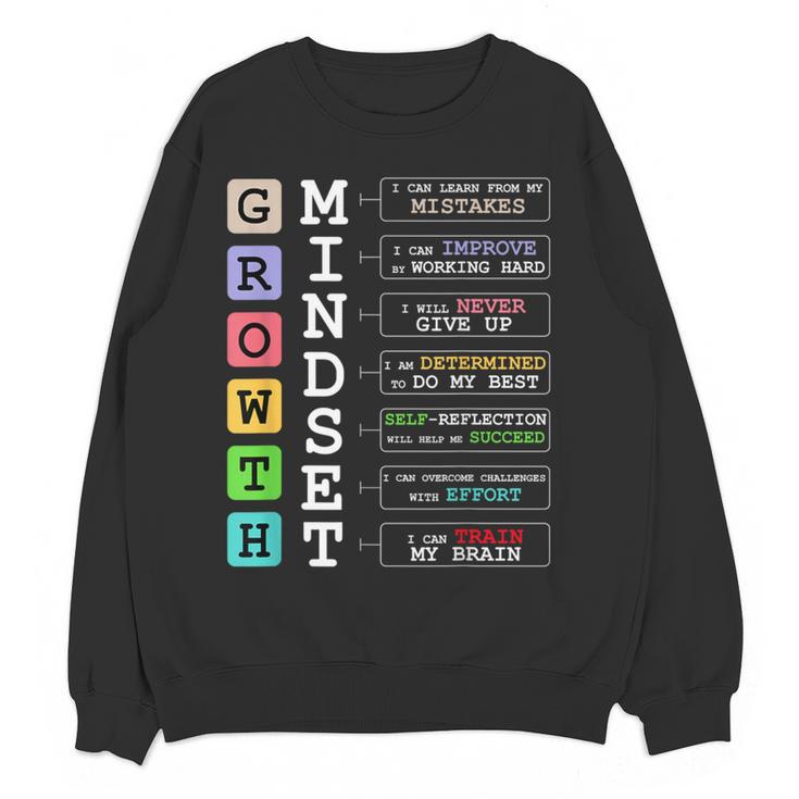 Growth Mindset Shirt Positive School Classroom Teacher Women Crewneck Sweatshirt, novelty gifts, funny gifts Growth Mindset Shirt Positive School Classroom Teacher Women Crewneck Sweatshirt, novelty gifts, funny gifts