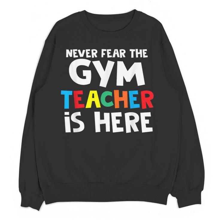 Gym Teacher Back To School Teacher Shirts For Men Women Girls Kids Women Crewneck Sweatshirt, novelty gifts, funny gifts Gym Teacher Back To School Teacher Shirts For Men Women Girls Kids Women Crewneck Sweatshirt, novelty gifts, funny gifts