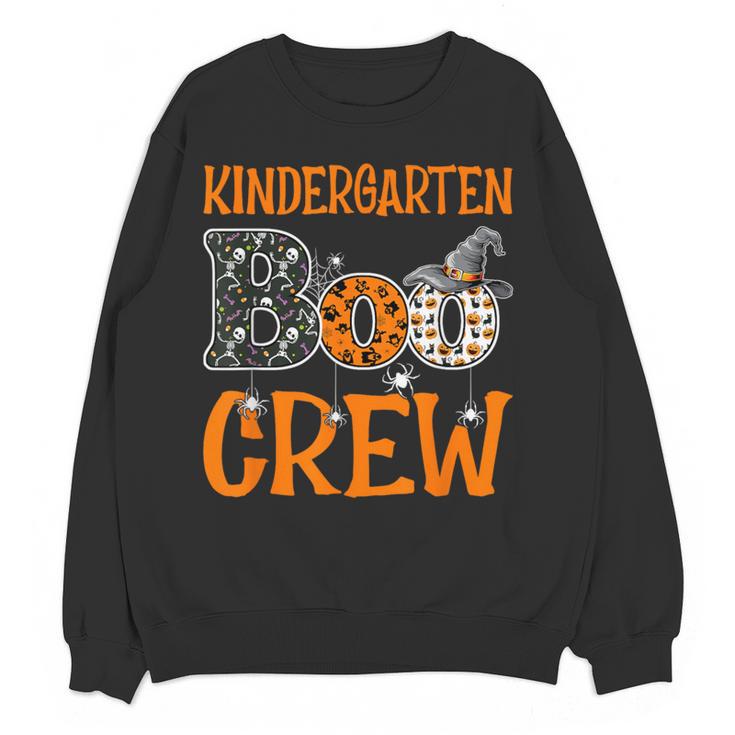 Halloween Kindergarten Boo Crew Kinder Teacher Student Women Crewneck Sweatshirt, novelty gifts, funny gifts Halloween Kindergarten Boo Crew Kinder Teacher Student Women Crewneck Sweatshirt, novelty gifts, funny gifts